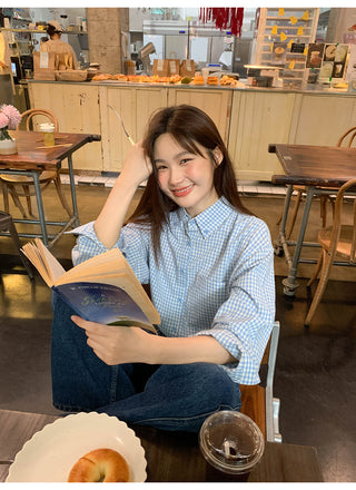 retro plaid shirt