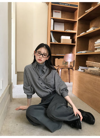 retro plaid shirt