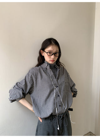 retro plaid shirt