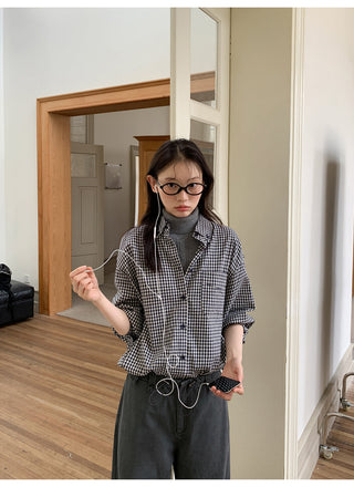 retro plaid shirt