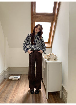 retro plaid shirt