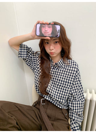 retro plaid shirt