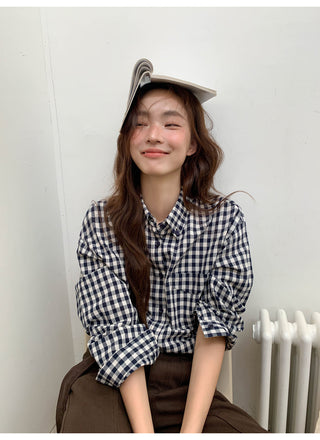 retro plaid shirt