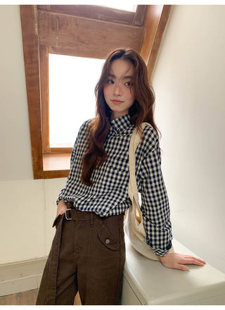 retro plaid shirt