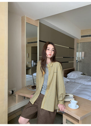 plaid casual shirt