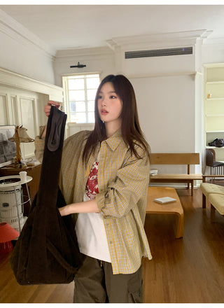 plaid casual shirt