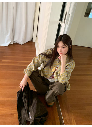 plaid casual shirt