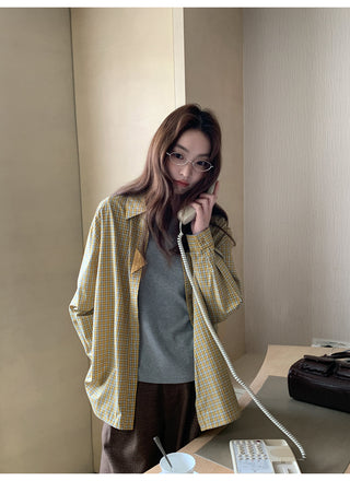 plaid casual shirt