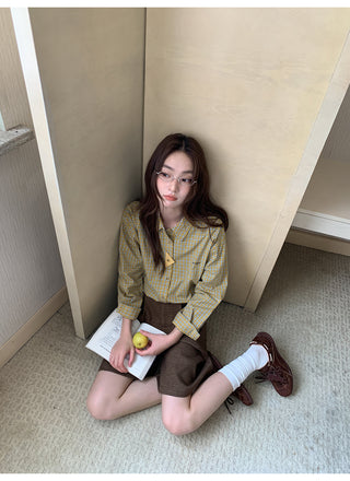 plaid casual shirt