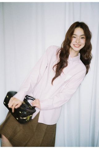 contrast pocket shirt