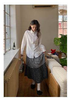 contrast pocket shirt