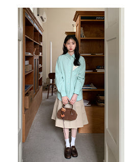 contrast pocket shirt