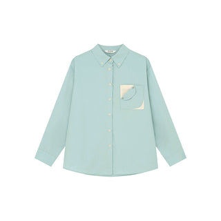 contrast pocket shirt