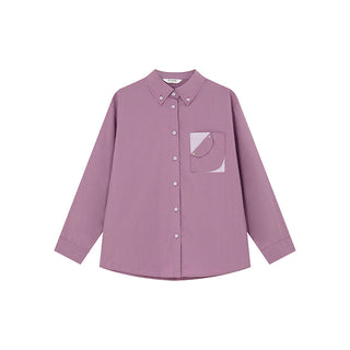 contrast pocket shirt