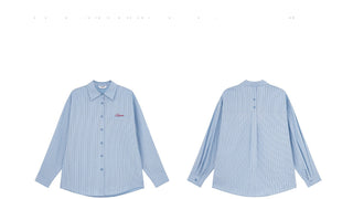letter striped shirt