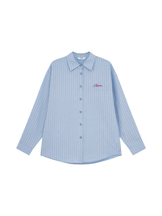 letter striped shirt