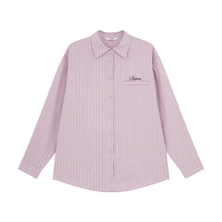 letter striped shirt