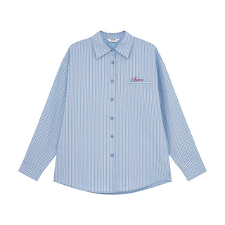 letter striped shirt