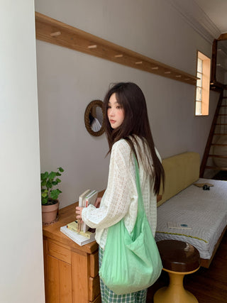 lace hooded jacket