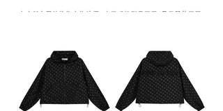 polka dot hoodie