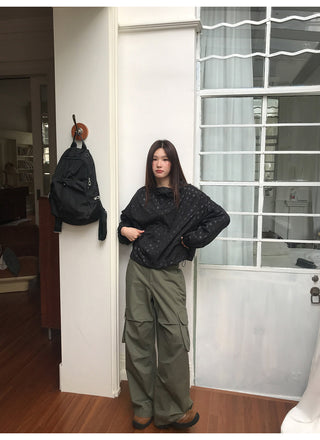 polka dot hoodie