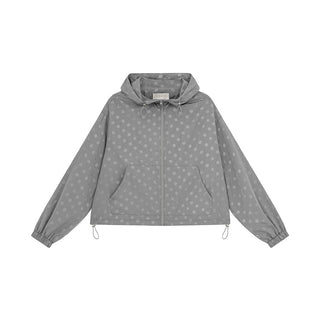 polka dot hoodie