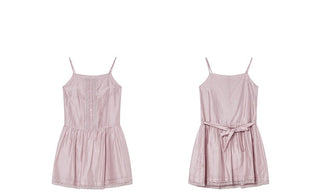 lace sling dress