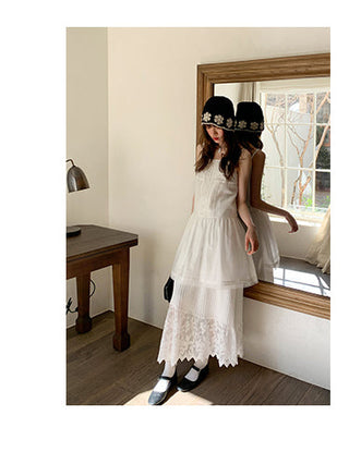 lace sling dress