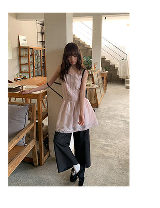 lace sling dress