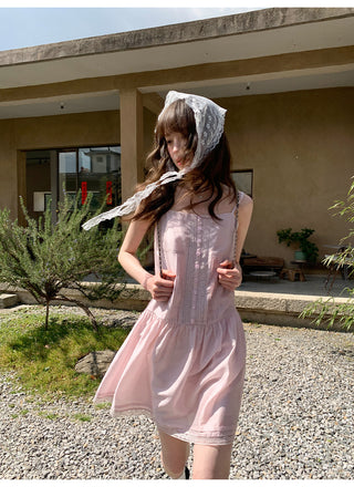 lace sling dress
