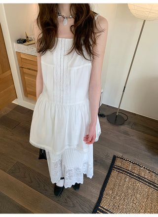 lace sling dress