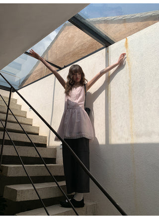 lace sling dress