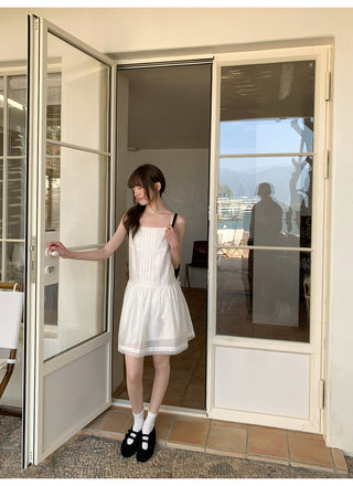 lace sling dress