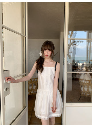 lace sling dress