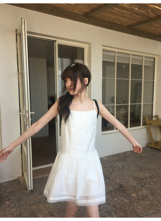 lace sling dress