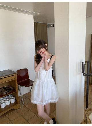 lace sling dress