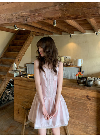 lace sling dress