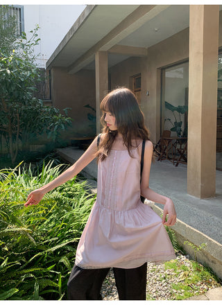 lace sling dress