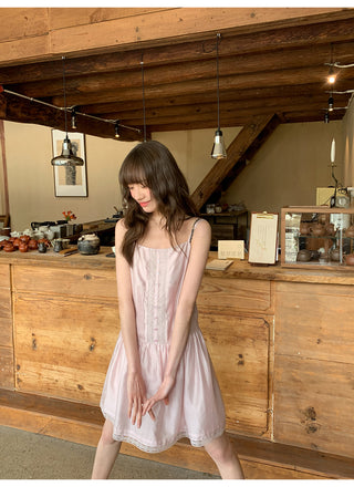 lace sling dress
