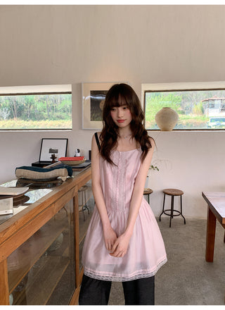 lace sling dress