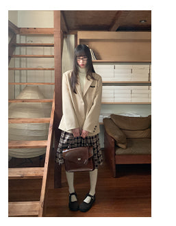 letter leather jacket