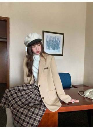 letter leather jacket