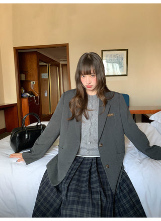 letter leather jacket