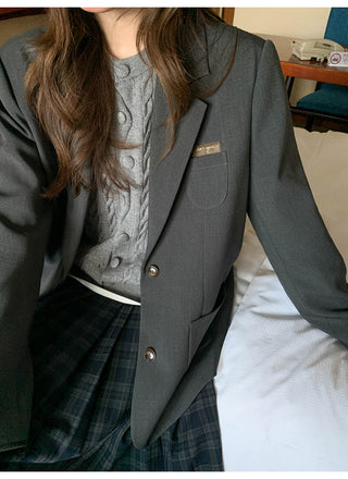 letter leather jacket