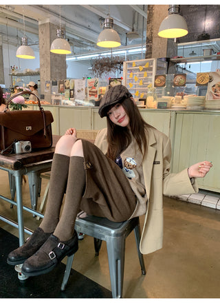 letter leather jacket
