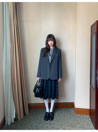 letter leather jacket
