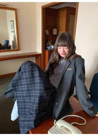 letter leather jacket