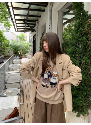 letter leather jacket