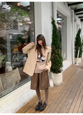 letter leather jacket