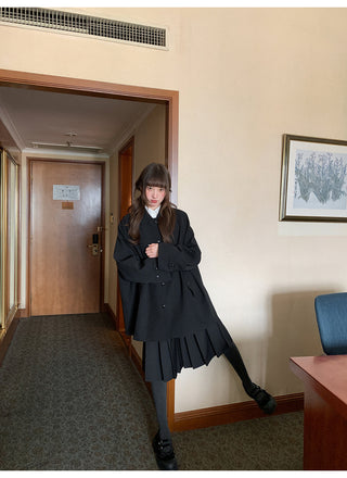 bow trench coat